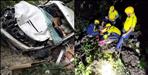 Car fell into ditch on Nainital Kaladhungi road