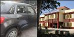 Unknown person broke glass of car in Haridwar