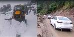National Highway closed due to snowfall in Pauri Garhwal
