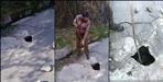 Joshimath Sinking Deep potholes on Badrinath Highway