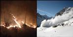 Avalanche and forest fire alert in Uttarakhand