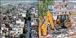 Bulldozer demolish illegal encroachment in Nainital
