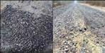 Asphalt of road uprooted in Chamoli district in one day