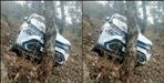 Car fell into a ditch on Pankhu Motorway