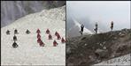 Itbp jawan yoga at 14 thousand feet high