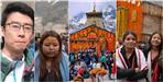Foreign devotees reached Kedarnath Dham