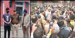 People angry after misbehave with girl