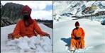52 sadhus will do yoga during snowfall in gangotri