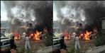 Fire in nainital parking