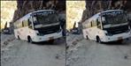 Bus got stuck in kedarnath highway