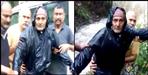 Bank workers along with scooty got swept away in the strong flow of water