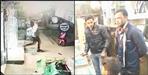 CCTV footage of robbery at selaqui Jewellers showroom in Dehradun