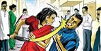 Udham Singh Nagar Girl beaten up boy on the road