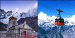 worlds longest 11 kms ropeway to kedarnath temple