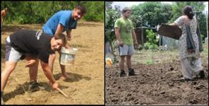 image: England researchers and scientists learning traditional farming in uttarakhand