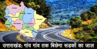 image: Road in village of uttarakhand