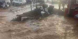 Heavy Rain Causes Waterlogging on Bhaniyawala-Rishikesh Highway