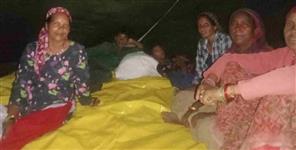 Landslide Fear Forces 4 Families to Live in Tents