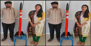 image: Tehri garhwal student parag chaudhary made rocket