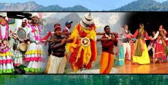 image: Lake festival preparation in tehri 