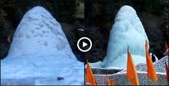 image: Snow shivling increasing in himachal 