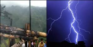 image: Thunderstorm in Uttarkashi 4 people injured