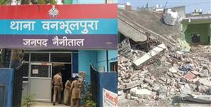 image: Police deployed at encroachment free place in Banbhulpura