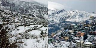 image: snow fall and rain forecast in uttarakhand