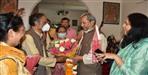Cm tirath singh rawat met bhuwan chandra Khanduri