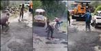 Rain-Time Roadwork Sparks Questions in Guptkashi