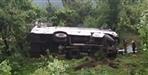 Almora bus fallen in ditch