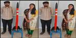Tehri garhwal student parag chaudhary made rocket
