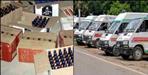 liquor smuggling in ambulance in dehradun