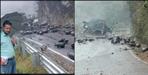 Truck full of gas cylinders caught fire in Tehri Garhwal